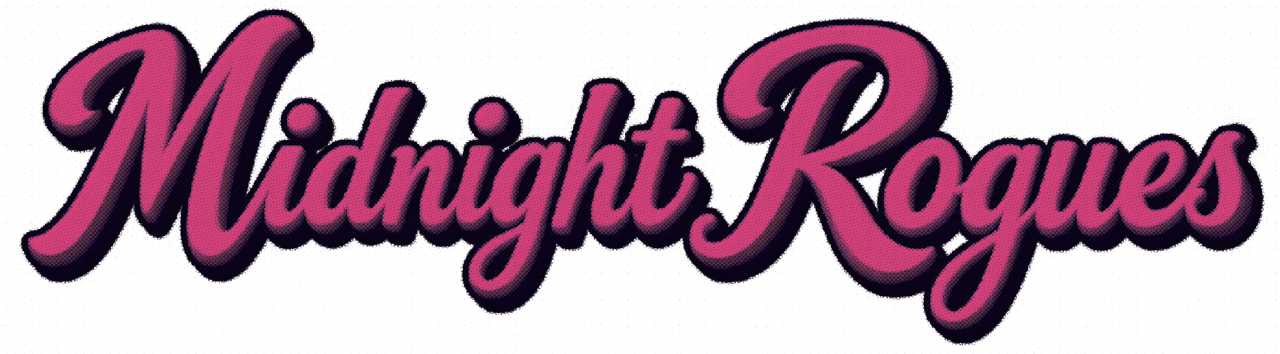 Midnight Rogues logo, for light backgrounds